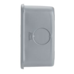 Contactum  13A Switched Metal Clad Secret Key Fused Spur with Neon  with White Inserts