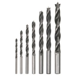 Bosch Pro Straight Shank Double-Flute Brad Point Wood Drill Bits 7 Piece Set