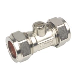 Flomasta Isolating Valves 15mm 2 Pack