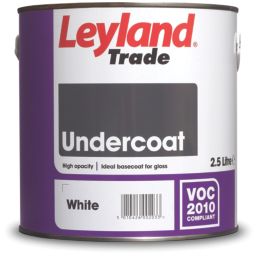 Leyland Trade 2.5Ltr White Matt Wood & Metal Undercoat