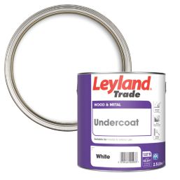 Leyland Trade 2.5Ltr White Matt Wood & Metal Undercoat