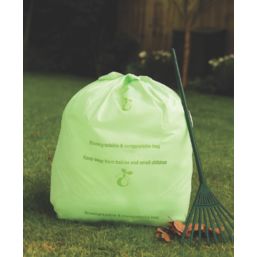 L-PRO Love The Earth Light Green Compostable Sacks 70Ltr 20 Pack