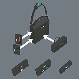 Wera 2GO 2 Portable Tool Carrying System  3 Pack