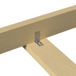 Simpson Strong-Tie Reinforced Angle Brackets Galvanised 30mm x 55mm 25 Pack