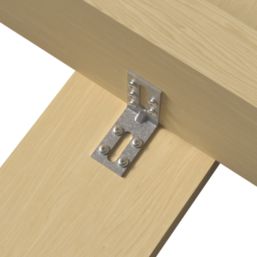 Simpson Strong-Tie Reinforced Angle Brackets Galvanised 30mm x 55mm 25 Pack