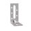 Simpson Strong-Tie Reinforced Angle Brackets Galvanised 30mm x 55mm 25 Pack