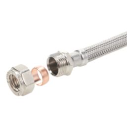 Essentials Flexible Tap Connector 15mm x 3/4" x 300mm
