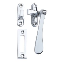 Smith & Locke Reversible Victorian Casement Fastener Polished Chrome