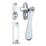 Smith & Locke Reversible Victorian Casement Fastener Polished Chrome