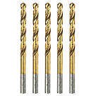 Erbauer  Straight Shank Metal Drill Bits 5mm x 86mm 5 Pack