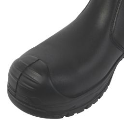 Apache Brooks Size 3  Black Water-Resistant  Safety Dealer Boots