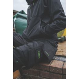Apache White Rock Waterproof Jacket Black 2X Large Size 26.77" Chest