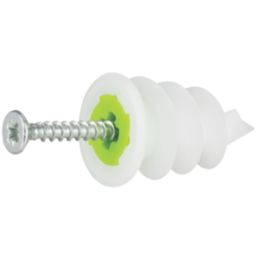 GripIt  Self-Drive Plasterboard Fixings Acetal Plastic 27mm 25 Pack