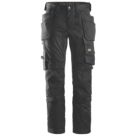 Snickers 6241 Stretch Trousers Black 35" W 30" L