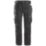 Snickers 6241 Stretch Trousers Black 35" W 30" L