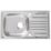Essentials  1 Bowl Stainless Steel Kitchen Sink & Drainer  760mm x 430mm