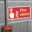Essentials  Non Photoluminescent "Fire Alarm Call Point" Sign 100mm x 200mm