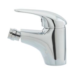 Highlife Bathrooms Barra Chrome 122mm Mono Bidet Mixer Tap  With Pop-Up Waste