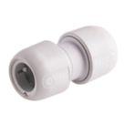 Hep2O  Plastic Push-Fit Equal Couplers 22mm 10 Pack