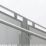 Essentials Silver Flat Profile 1m x 40mm x 1.5mm