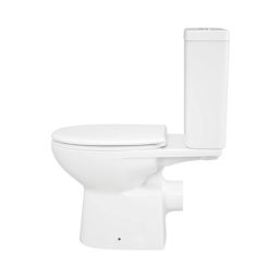 Swirl Enz Soft-Close Compact Rimless Toilet with Cistern Dual-Flush 4.5Ltr