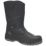 Site Hydroguard Size 7  Black Water-Resistant Steel Toe Cap Safety Rigger Boots