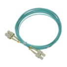 Labgear Duplex Multi Mode Green/Yellow SC- SC OM3 LSZH Fibre Optic Cable 5m
