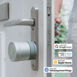 Yale Linus L2 Lite  App Controlled Retrofit Smart Door Lock Silver