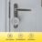 Yale Linus L2 Lite  App Controlled Retrofit Smart Door Lock Silver