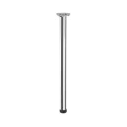 Essentials Worktop Leg Polished Chrome 875-900mm