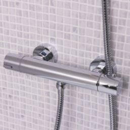 ETAL Mist Exposed Single Outlet Thermostatic Chrome Shower Valve