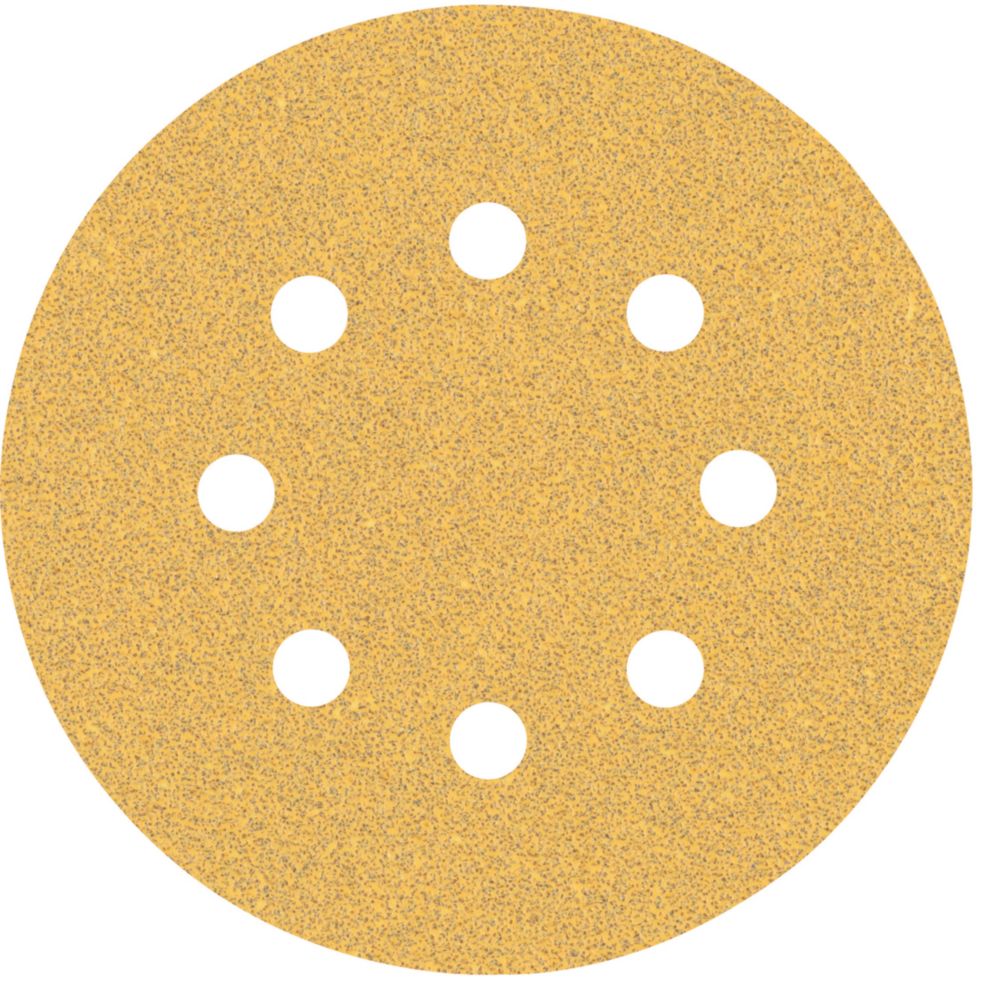 Bosch Expert C470 60 Grit 8Hole Punched Wood Sanding Discs 125mm 5