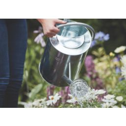 Essentials  Steel Watering Can with Rose 12Ltr