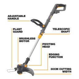 Titan  TTI1201GGT 18V Li-Ion TXP Brushless Cordless Grass Trimmer - Bare
