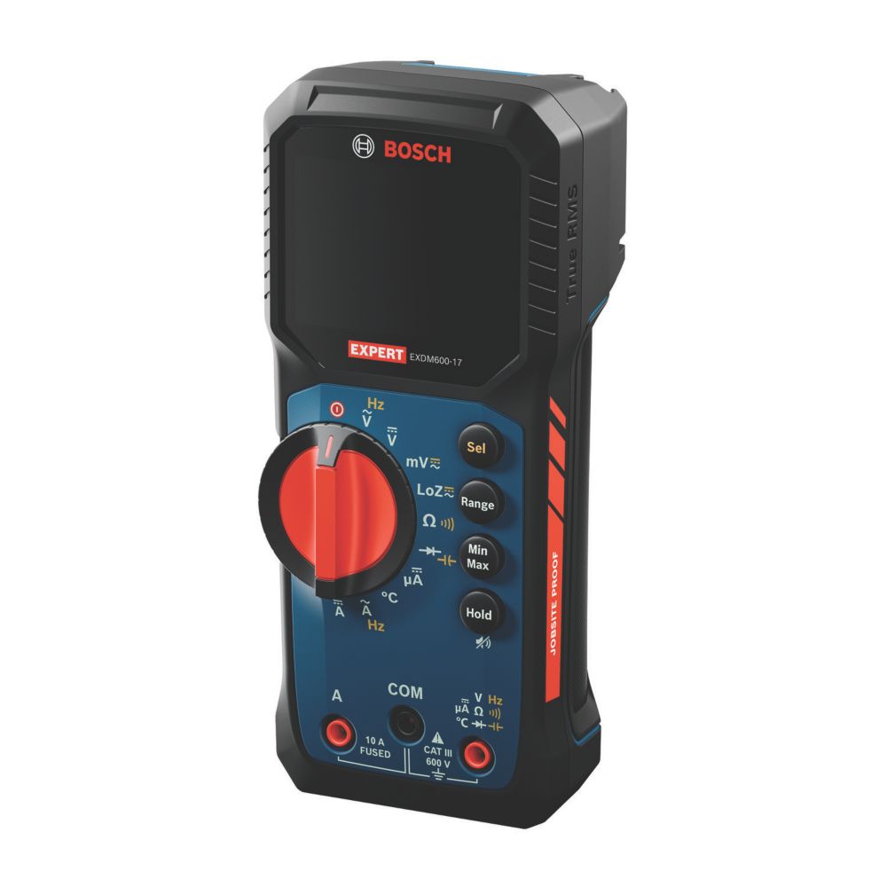 Bosch AC/DC Digital Multimeter 600V - Screwfix