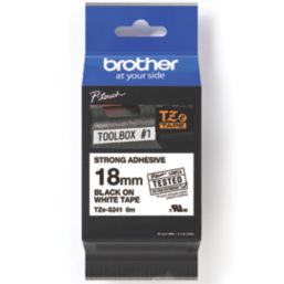 Brother TZES241 Strong Adhesive Labelling Tape 18mm x 8m