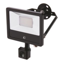 Collingwood  Indoor & Outdoor LED Residential Floodlight With PIR Sensor Black 30W 3000 / 3300 / 3900lm
