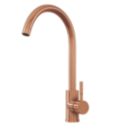 ETAL Vito Swan Neck Single Lever Mono Mixer KitchenTap Rose Copper