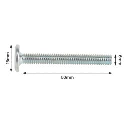 Easyfix Cross Dowels M6 x 50mm 50 Pack