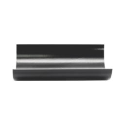FloPlast  uPVC Half Round Gutter Black 112mm x 3m