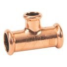 Flomasta  Copper Press-Fit Reducing M-Profile Tee 22mm x 22mm x 15mm