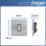 Hager Sollysta WRDP84BSB 20A 1-Gang 2P+E Control Switch Brushed Steel  with Black Inserts