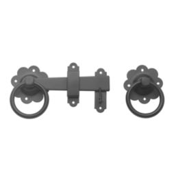 Hardware Solutions Ring Gate Latch Kit Epoxy Black