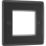 British General Nexus Metal 2-Module Modular Faceplate Matt Black