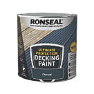 Ronseal Ultimate Protection Decking Paint Charcoal 2.5Ltr