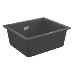 Grohe K700U  1 Bowl Granite Composite Sink Black Non-Handed 533mm x 457mm