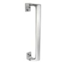 Smith & Locke Fire Rated Oval Pull Handle Satin Anodised Aluminium 20mm x 300mm