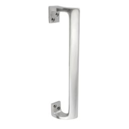 Smith & Locke Fire Rated Oval Pull Handle Satin Anodised Aluminium 20mm x 300mm