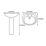 Trade Basics Basin-To-Go Full Pedestal Bathroom Basin 2 Tap Holes 570mm