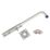 Smith & Locke Gate Bolt Silver 300mm
